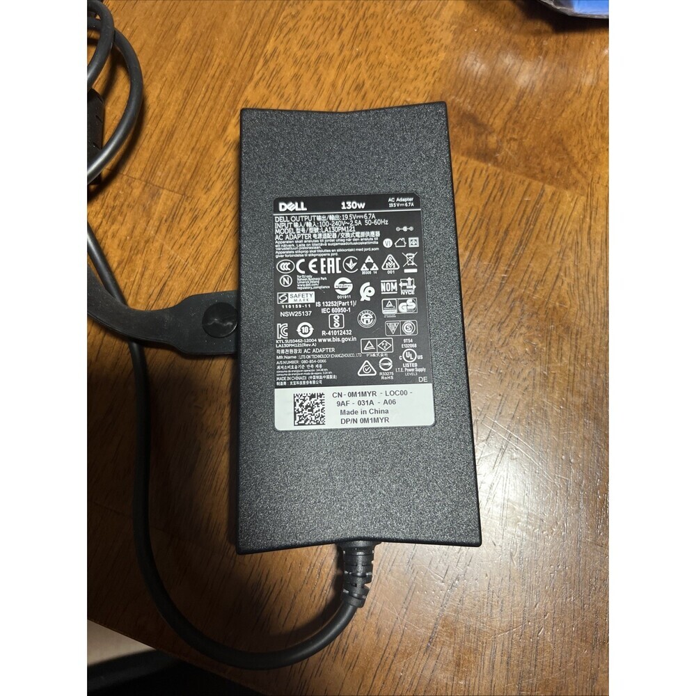 130W Power Supply AC Adapter for DELL D6000 WD15 K17A Docking Station